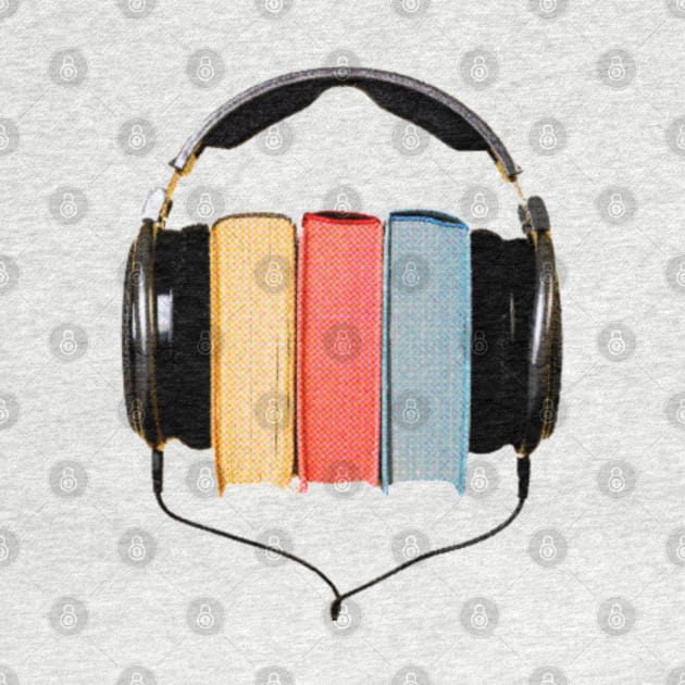 Headphones and Books by clerop